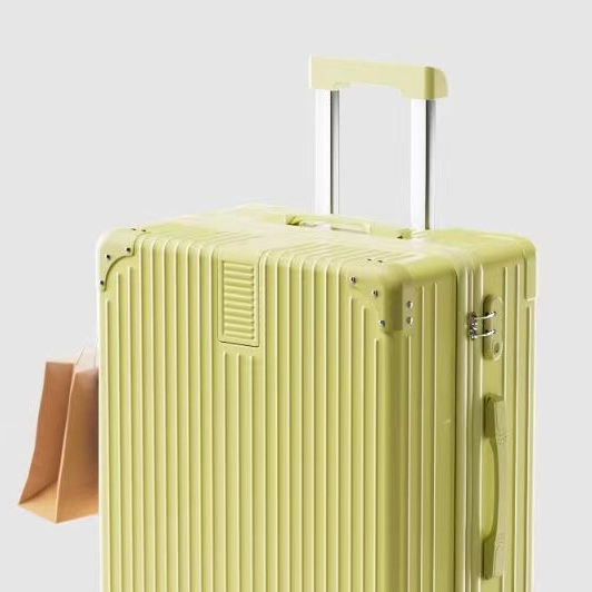 Vintage suitcase lady