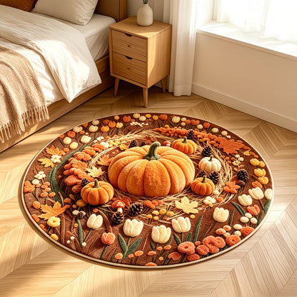 Festive Circular Rug