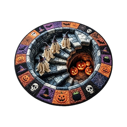 Festive Circular Rug