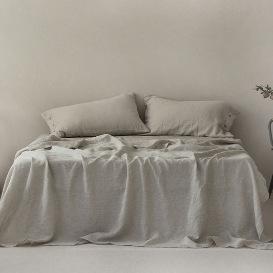 Hemp bed sheets and duvet cover
