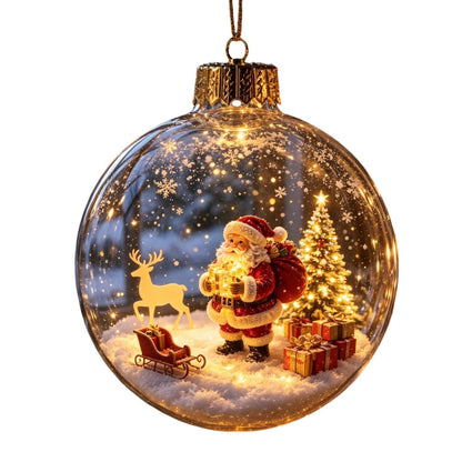 Personalized Snowman Christmas Ornament – Custom Holiday Keepsake Gift