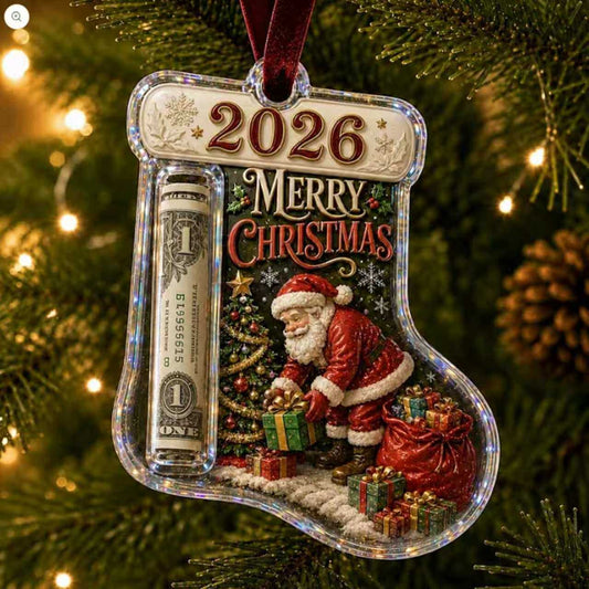 Christmas Ornament Money Holder