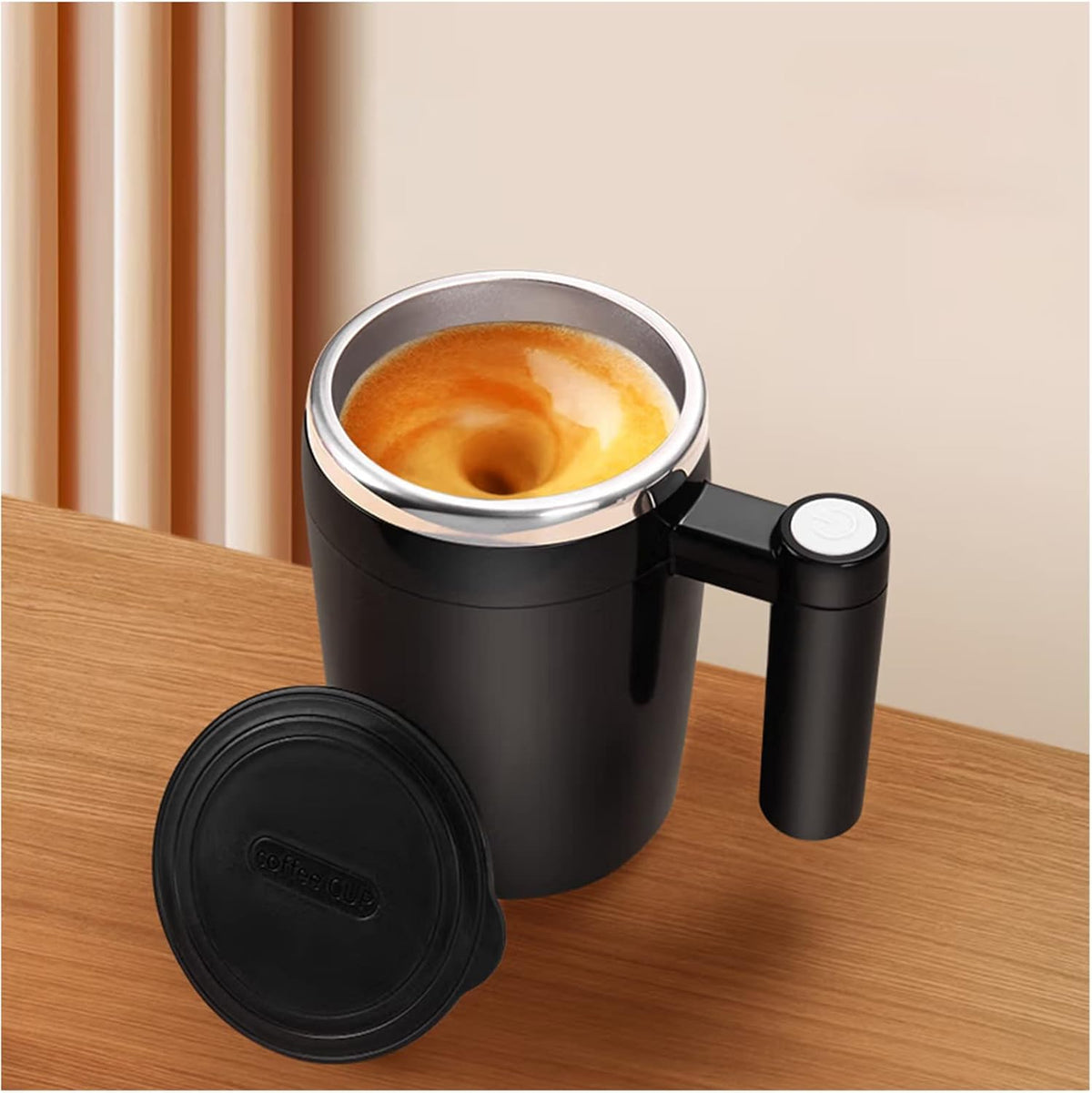 Rechargeable Self Stirring Mug – Magnetic Auto Mixer Cup