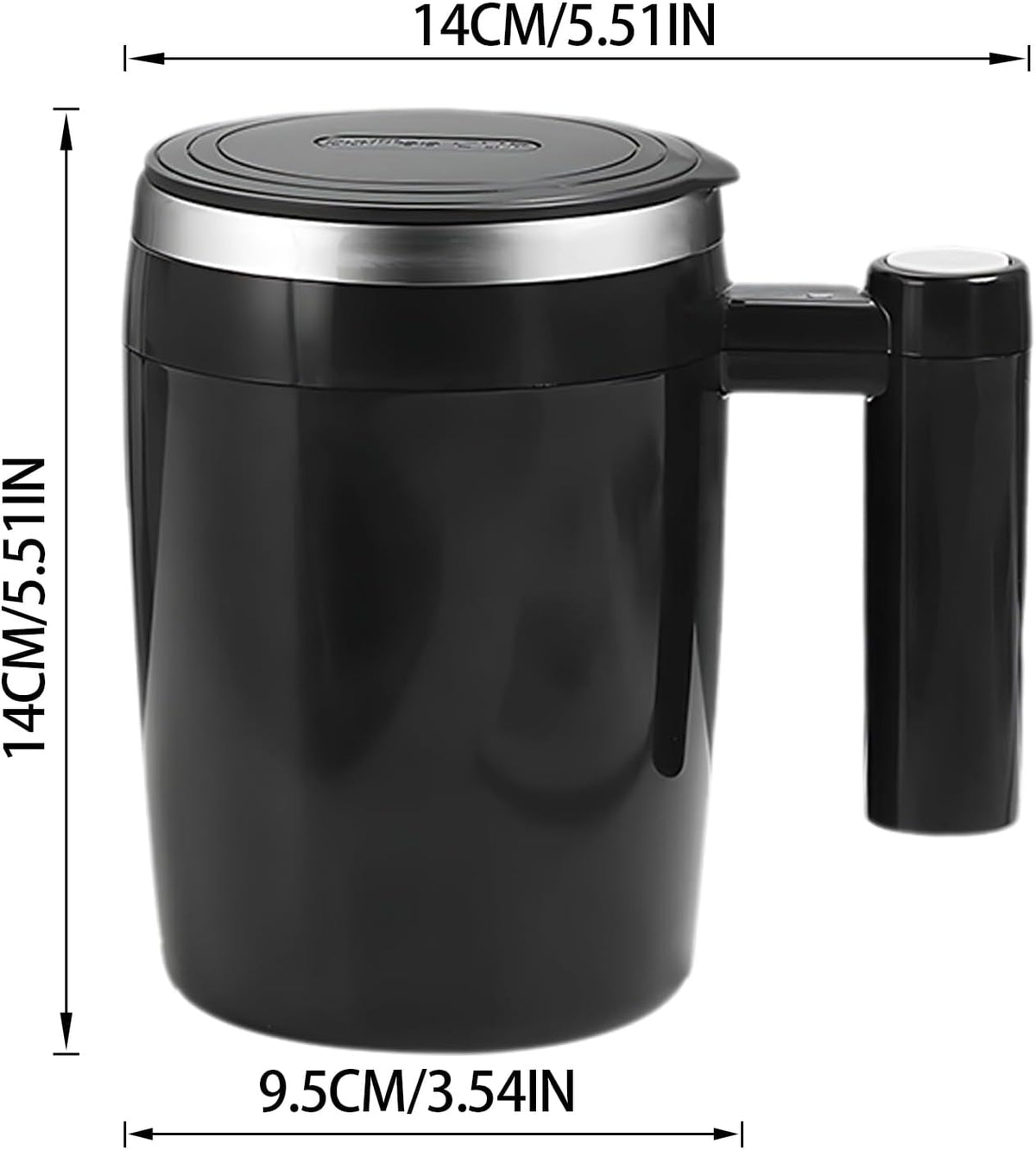 Rechargeable Self Stirring Mug – Magnetic Auto Mixer Cup