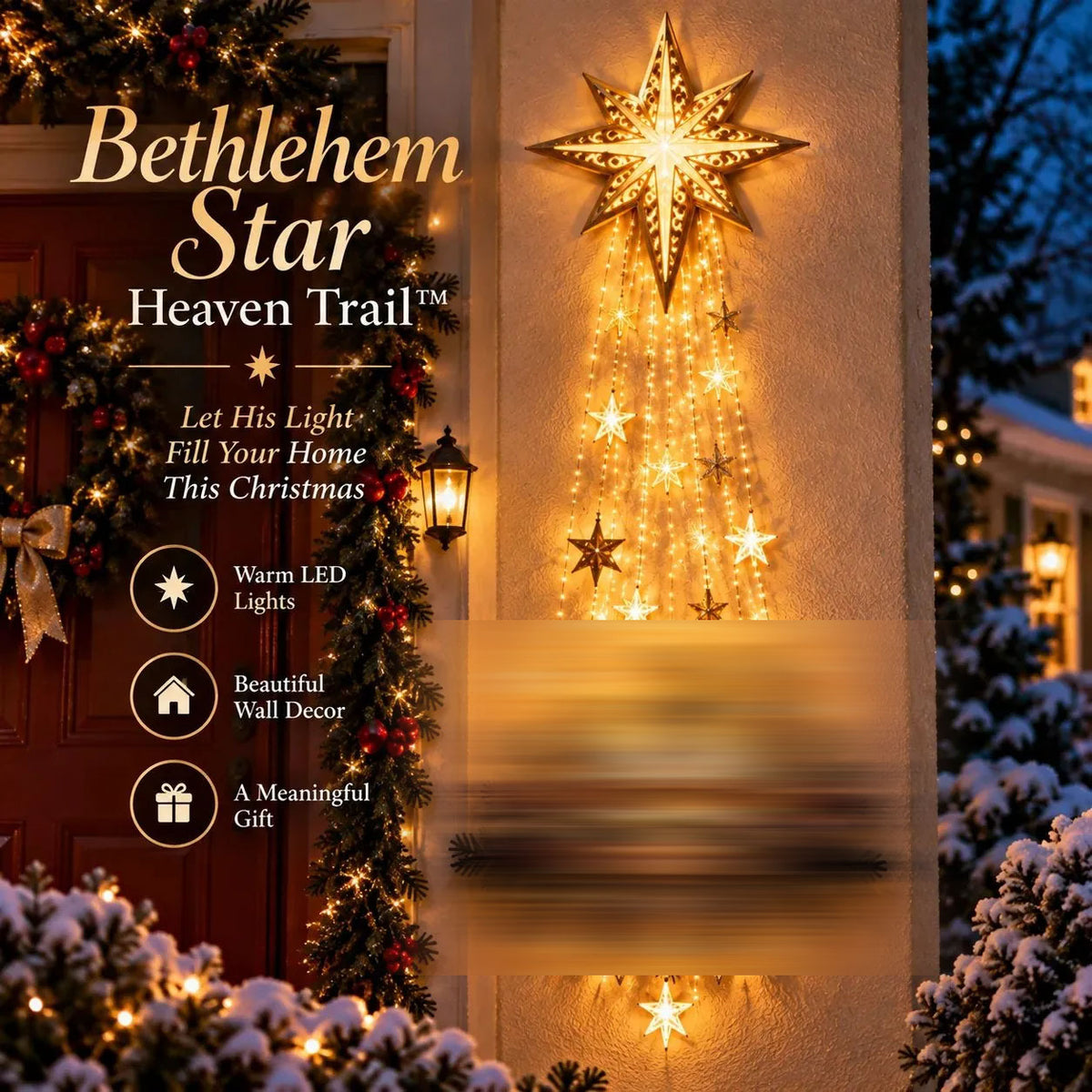 Christmas Light Wall Decor