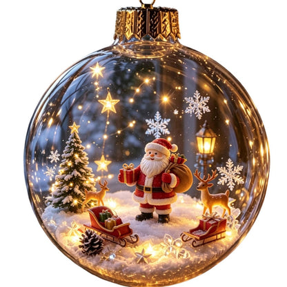 Personalized Snowman Christmas Ornament – Custom Holiday Keepsake Gift