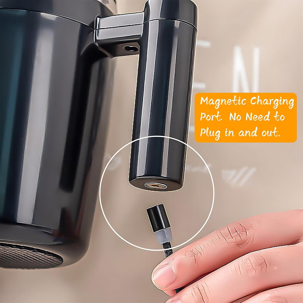 Rechargeable Self Stirring Mug – Magnetic Auto Mixer Cup