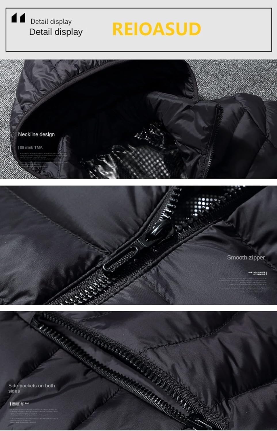 Heated Hoodie Jacket with Carbon Fiber Heating Zones