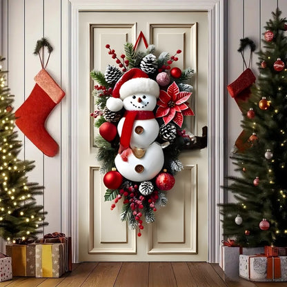 Christmas Polyester Door Curtain Backdrop