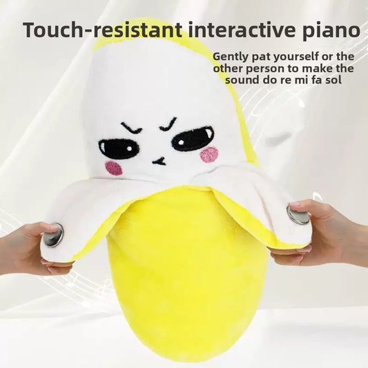 Interactive Fruit Plush Toy with Music and Lights