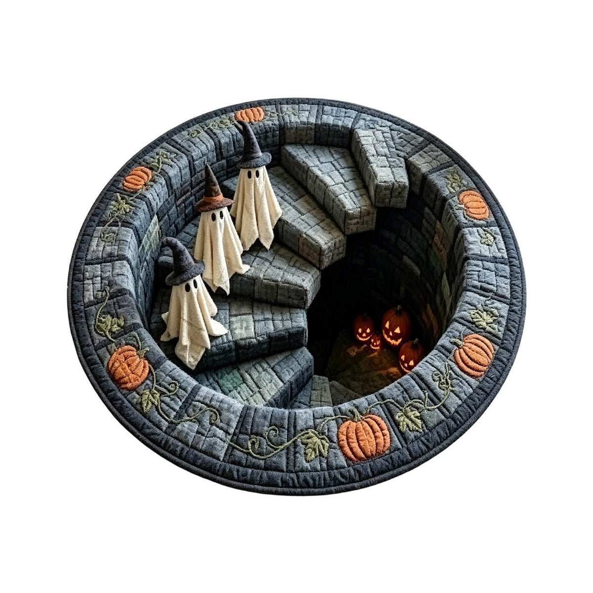 Festive Circular Rug