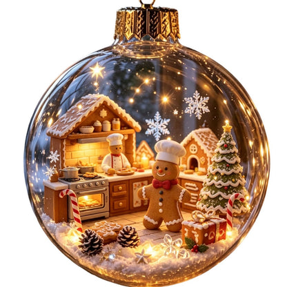 Personalized Snowman Christmas Ornament – Custom Holiday Keepsake Gift