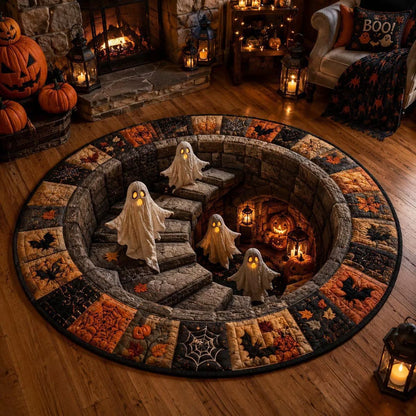 Festive Circular Rug