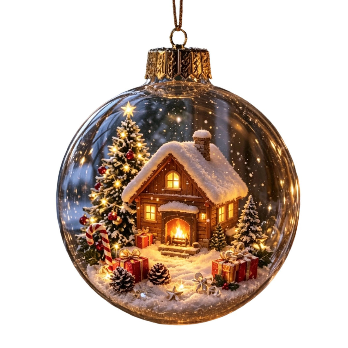 Personalized Snowman Christmas Ornament – Custom Holiday Keepsake Gift
