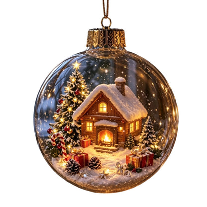 Personalized Snowman Christmas Ornament – Custom Holiday Keepsake Gift