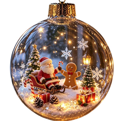 Personalized Snowman Christmas Ornament – Custom Holiday Keepsake Gift